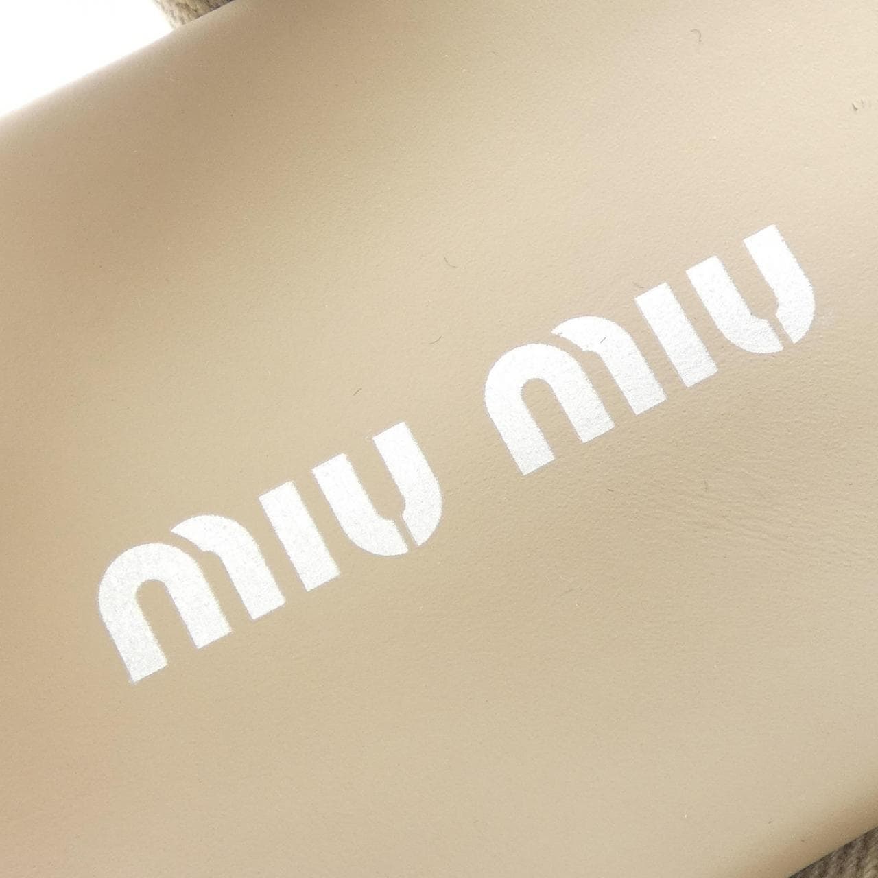 ミュウミュウ MIU MIU プラットフォームサンダル 5X402E サンダル