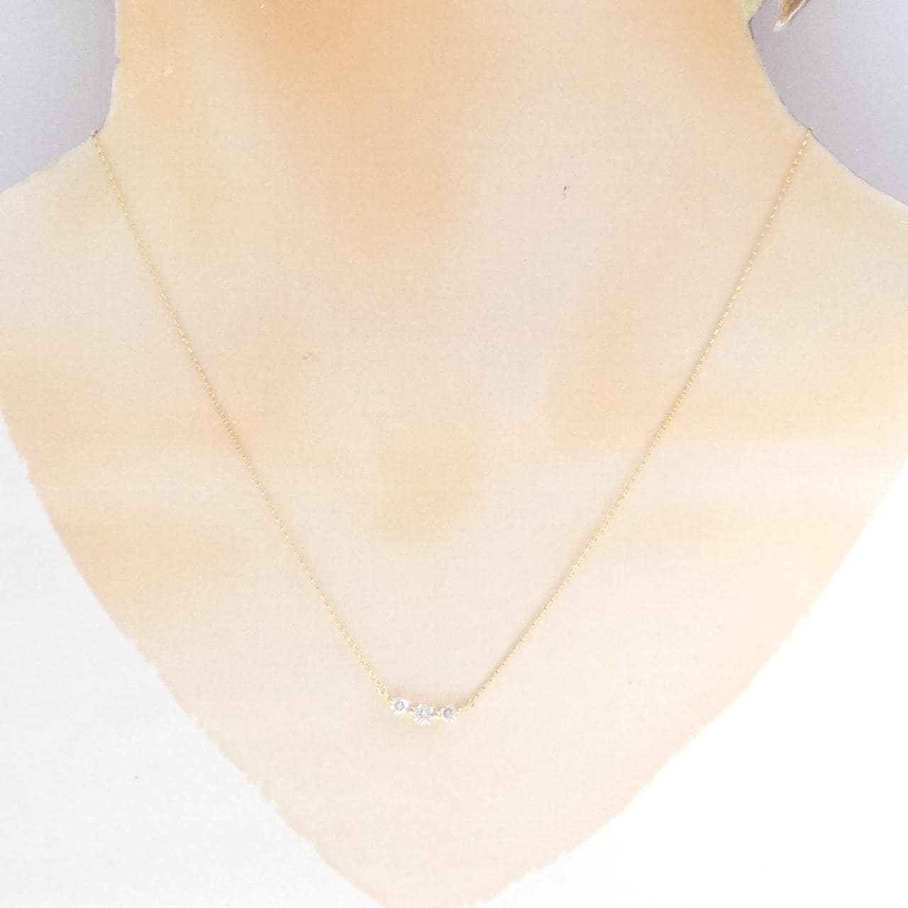 K18YG ダイヤモンド ネックレス 0.30CT