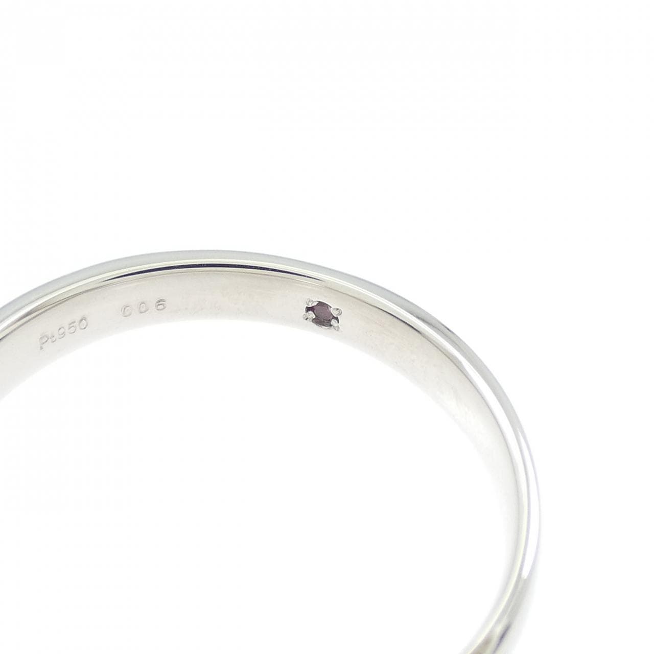 PT950 ダイヤモンド リング 0.06CT