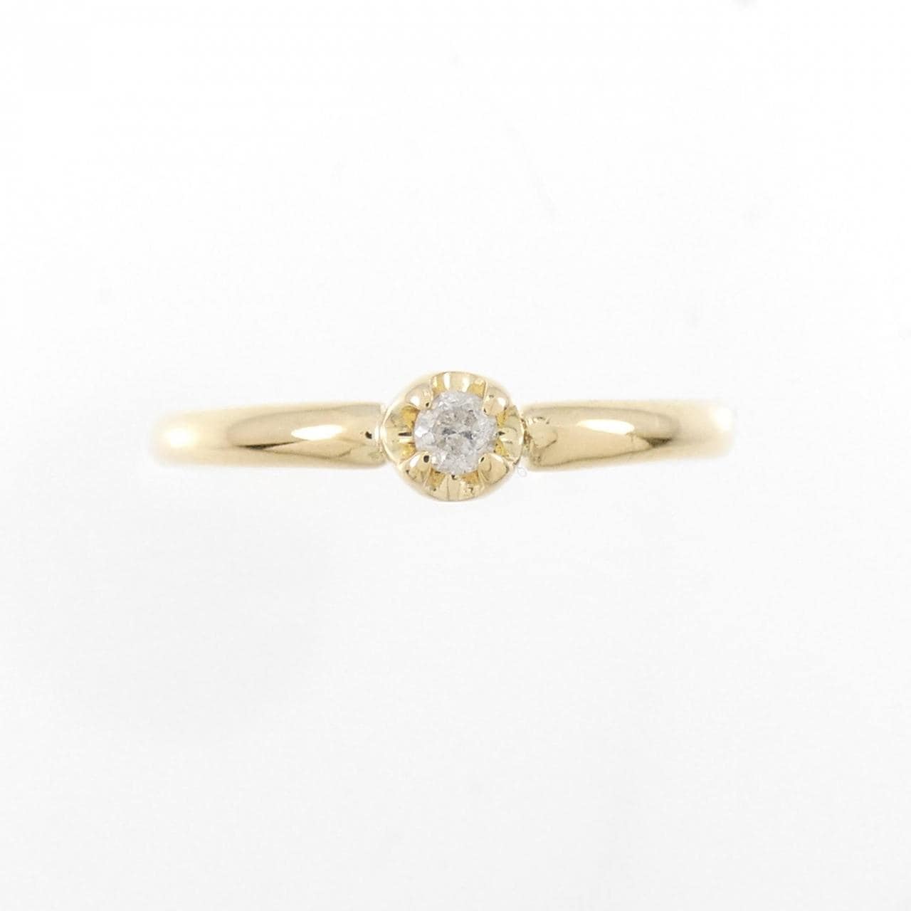K18YG ダイヤモンド リング 0.04CT