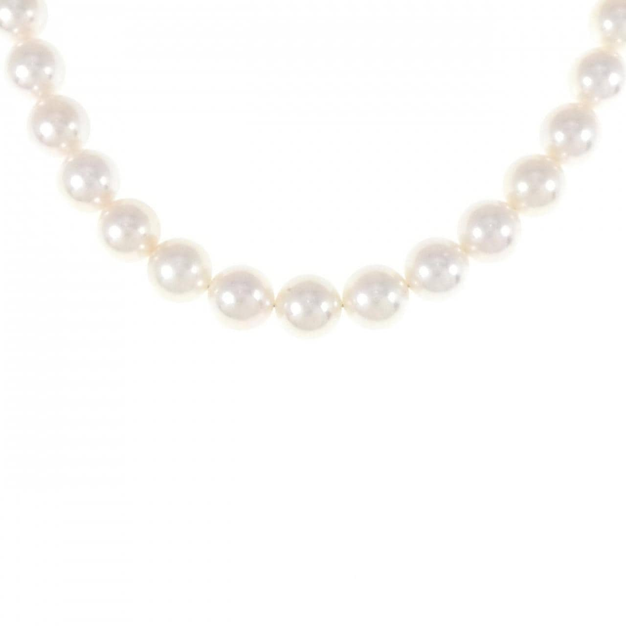 [BRAND NEW] Silver Clasp Akoya Pearl Necklace 8-8.5mm