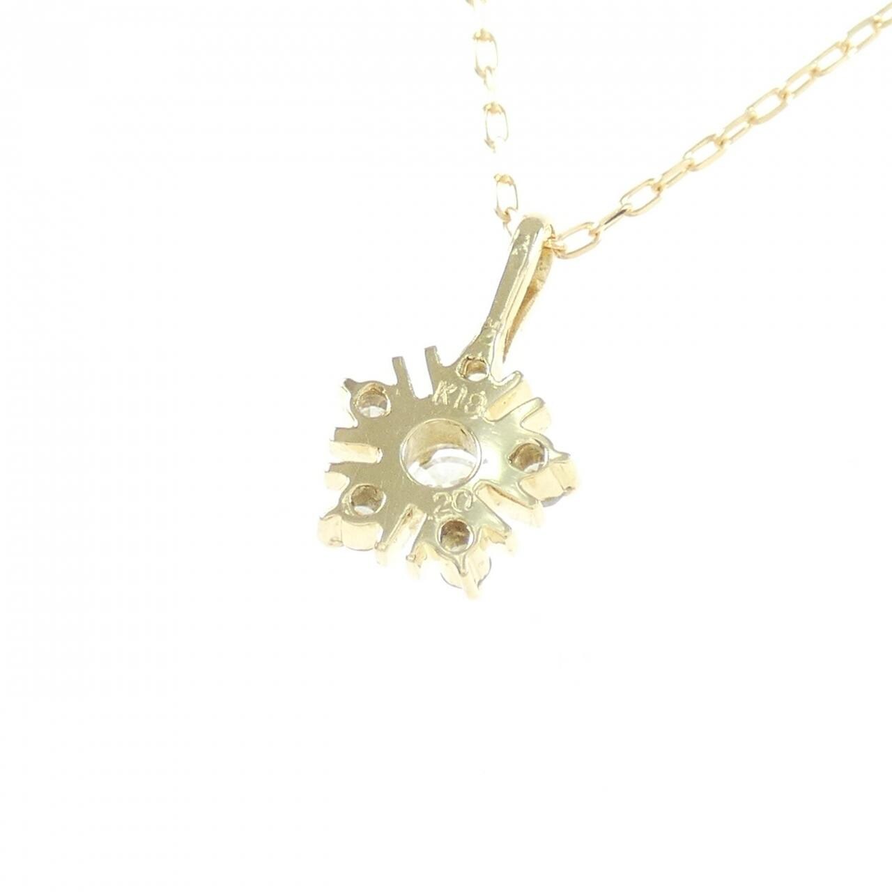 K18YG ダイヤモンド ネックレス 0.2CT