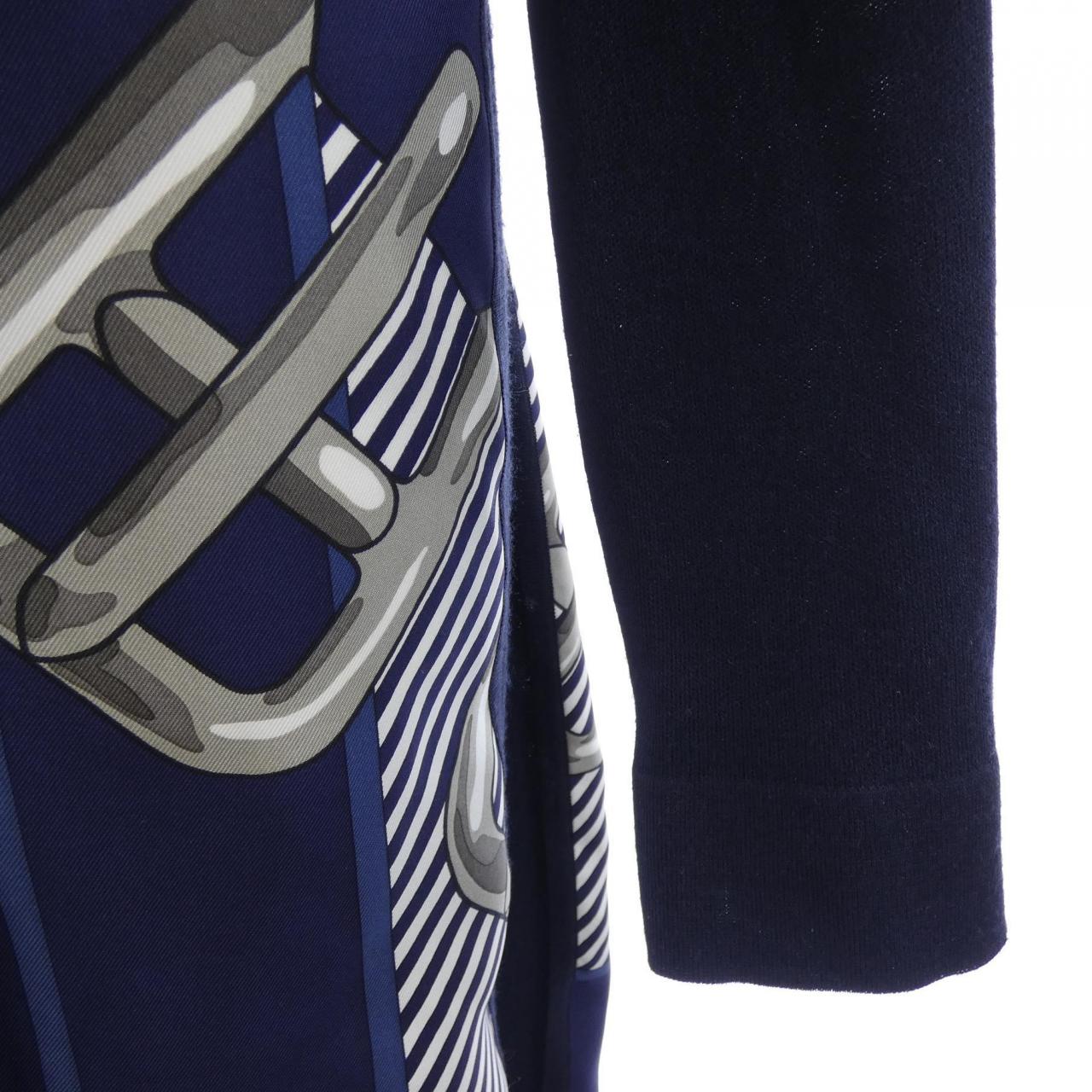 エルメス HERMES *97-7751 ツイルレーヌ ロングカーディガン