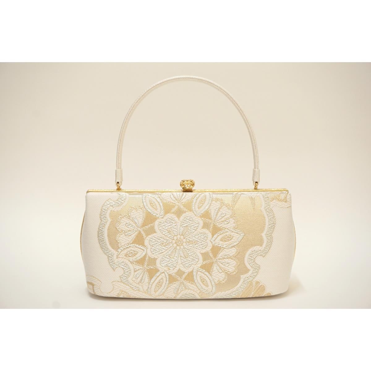 【新品】草履バッグセット　白梅　Ｆサイズ