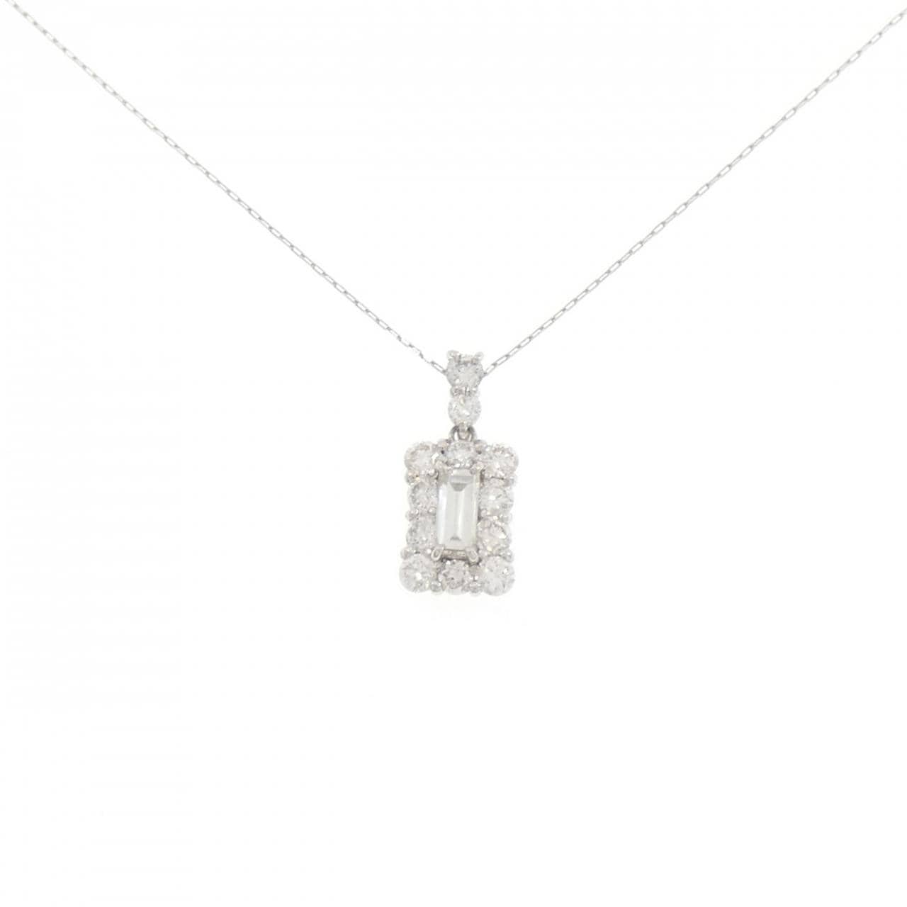 【新品】PT900/PT850 ダイヤモンド ネックレス 0.60CT
