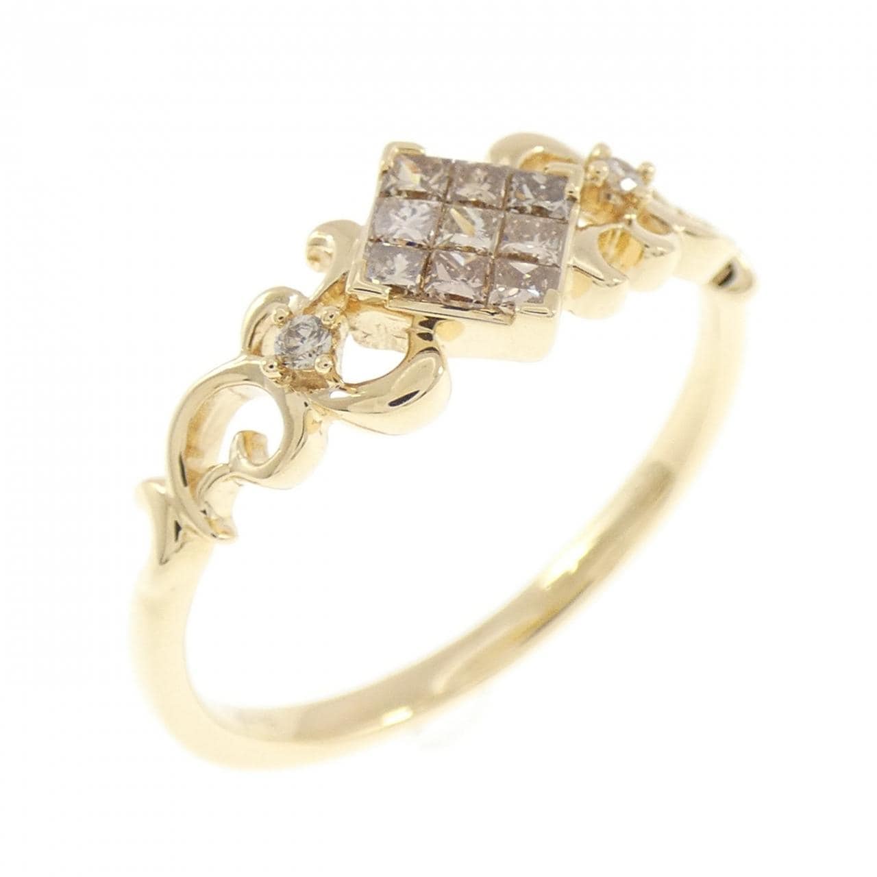 ジーエスティービー ダイヤモンド リング 0.22CT