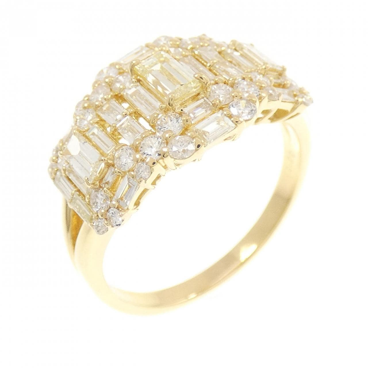 K18YG ダイヤモンド リング 1.70CT