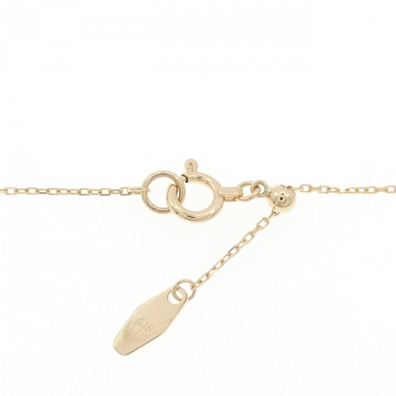 アガット ダイヤモンド ネックレス 0.10CT