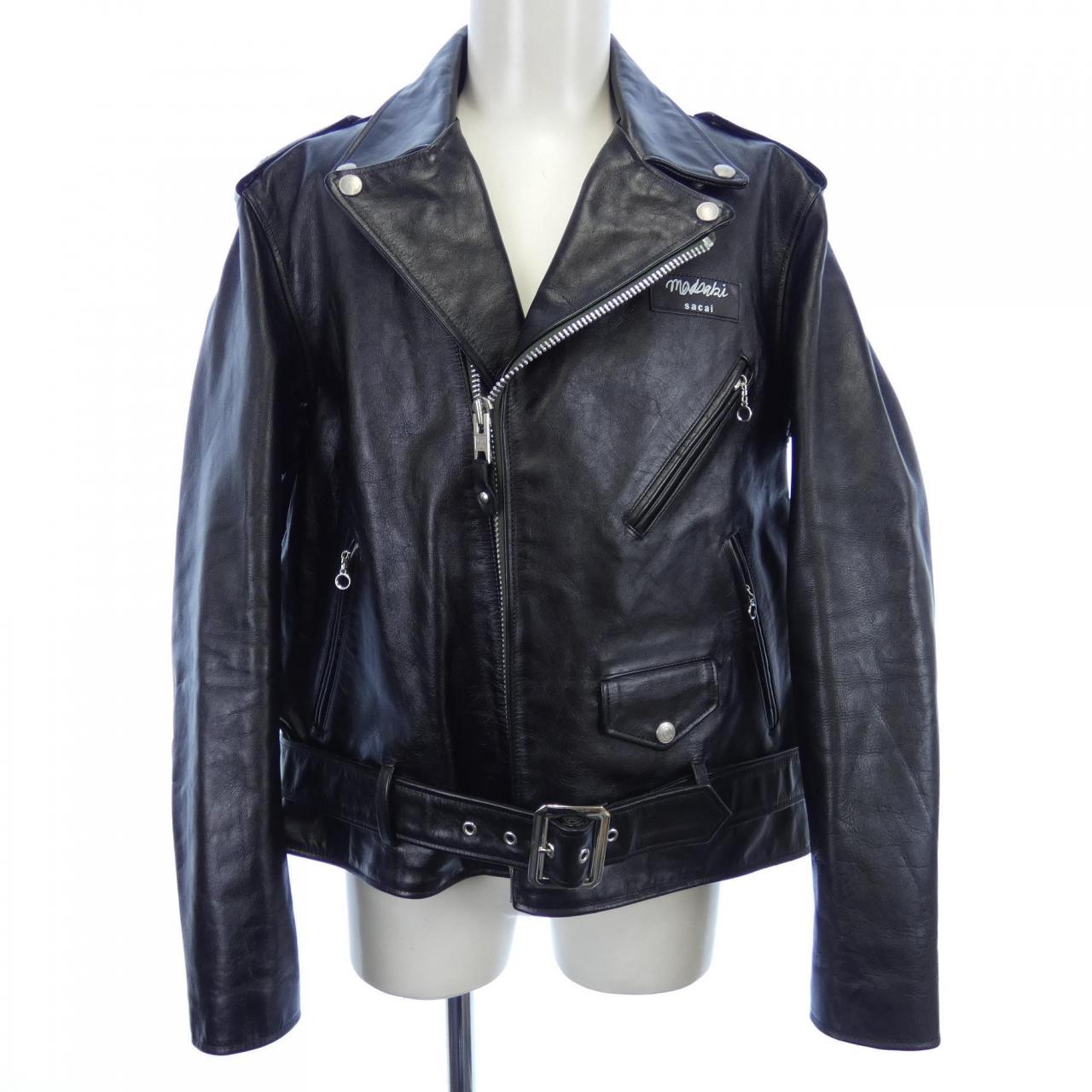 SACAI Leather Riders Jacket