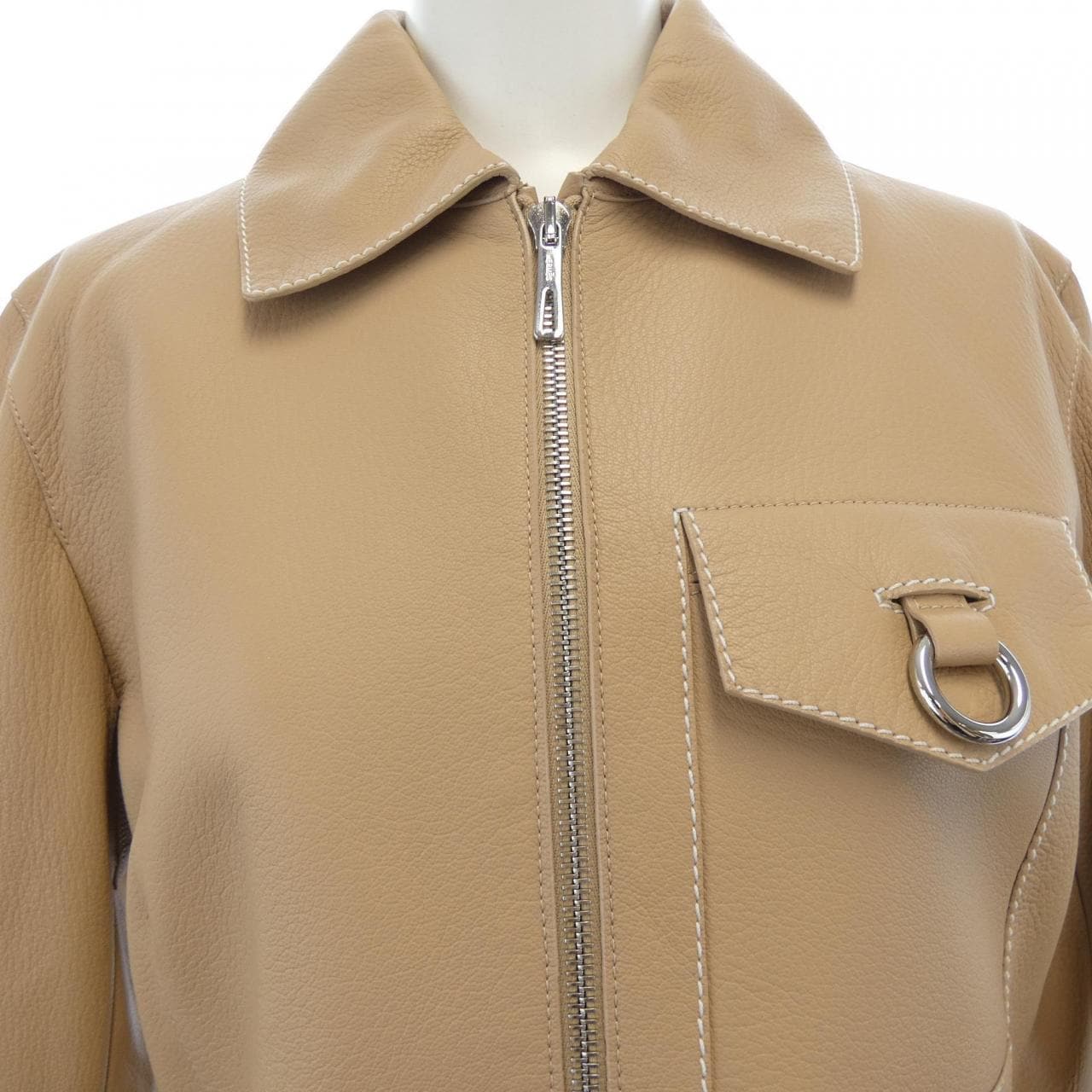 エルメス HERMES 3E1220D8 レザージャケット