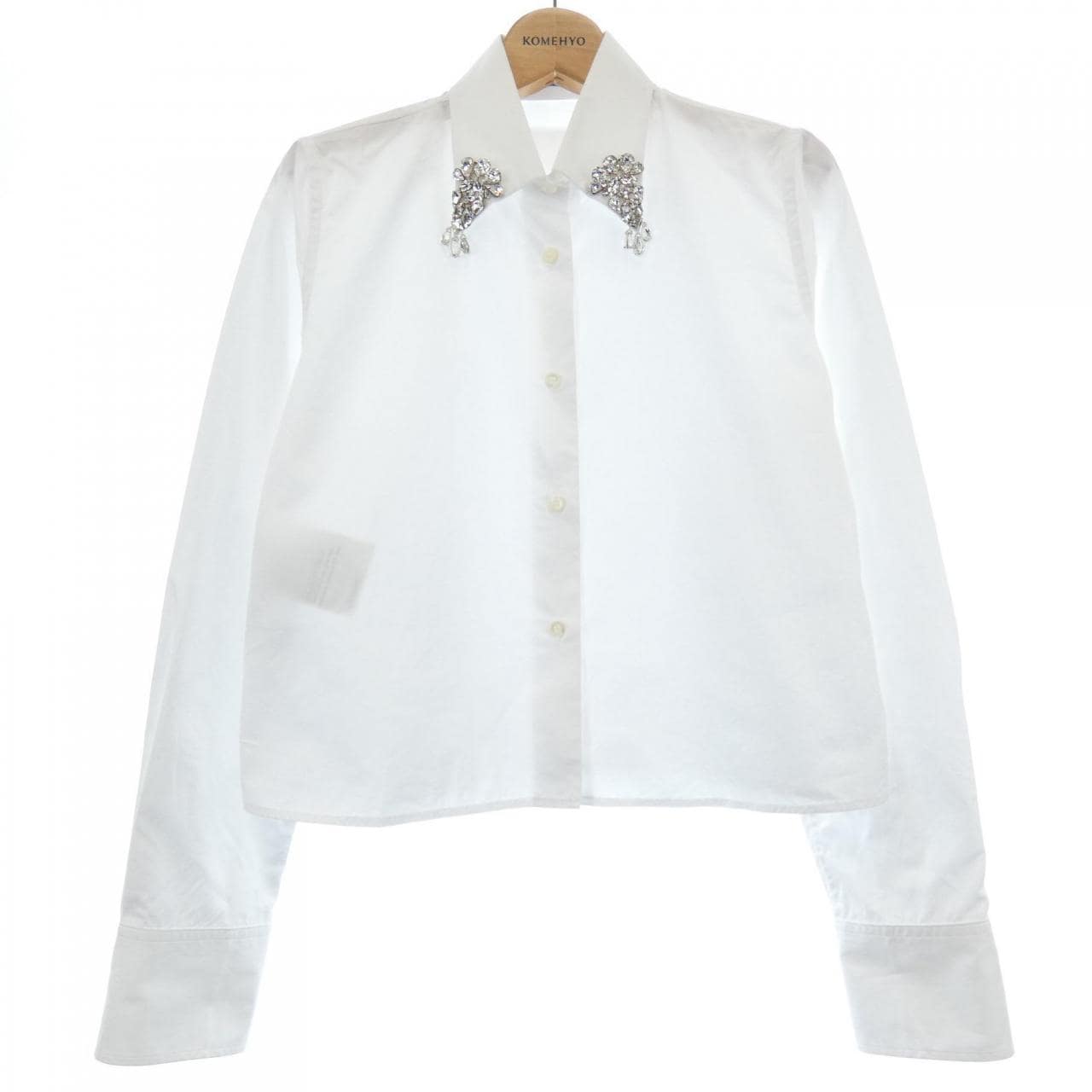 プラダ PRADA EMBROIDERED POPLIN P472HR SOOO 155W シャツ