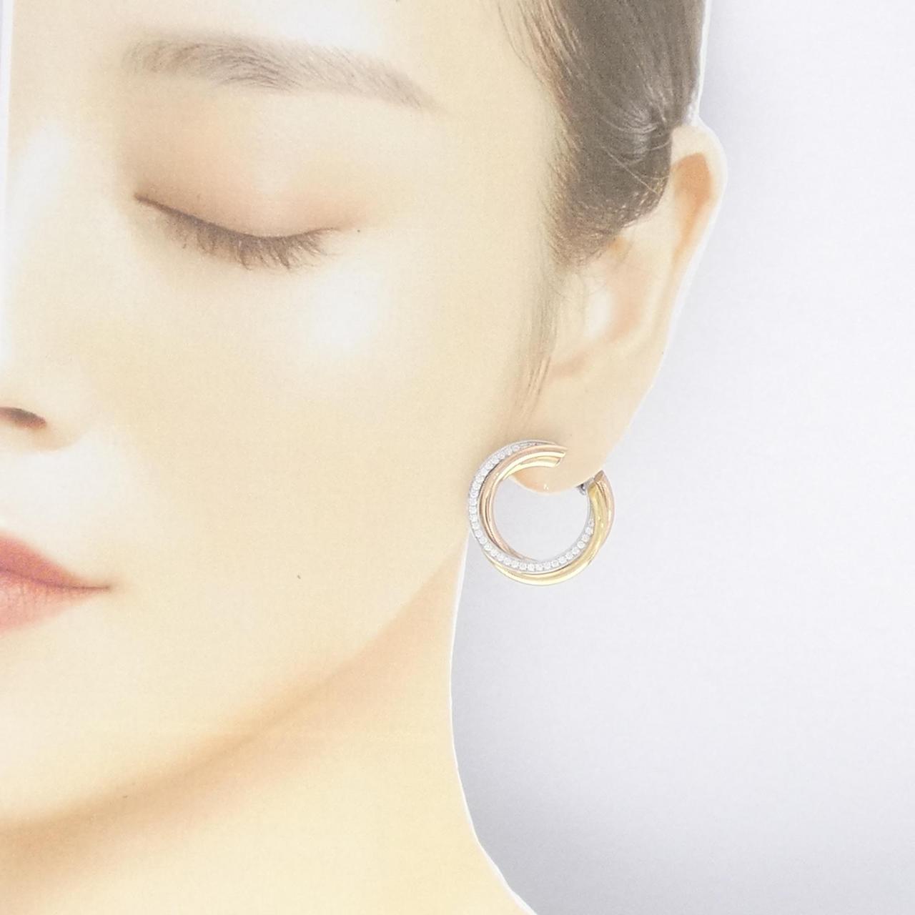 KOMEHYO Cartier Trinity Earrings Cartier Brand Jewelry Earrings