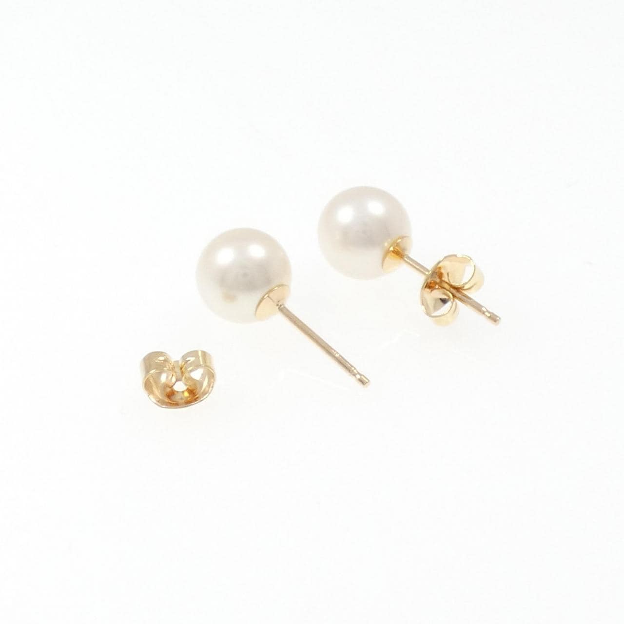 K18YG Akoya pearl earrings 8.5mm