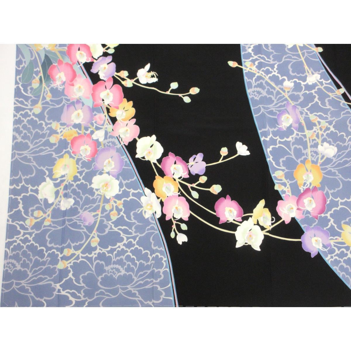 [Unused items] Long-sleeved kimono by Abe Kasetsu, Tokamachi Yuzen