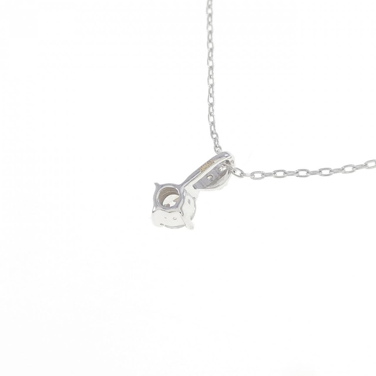 K18WG ダイヤモンド ネックレス 0.10CT