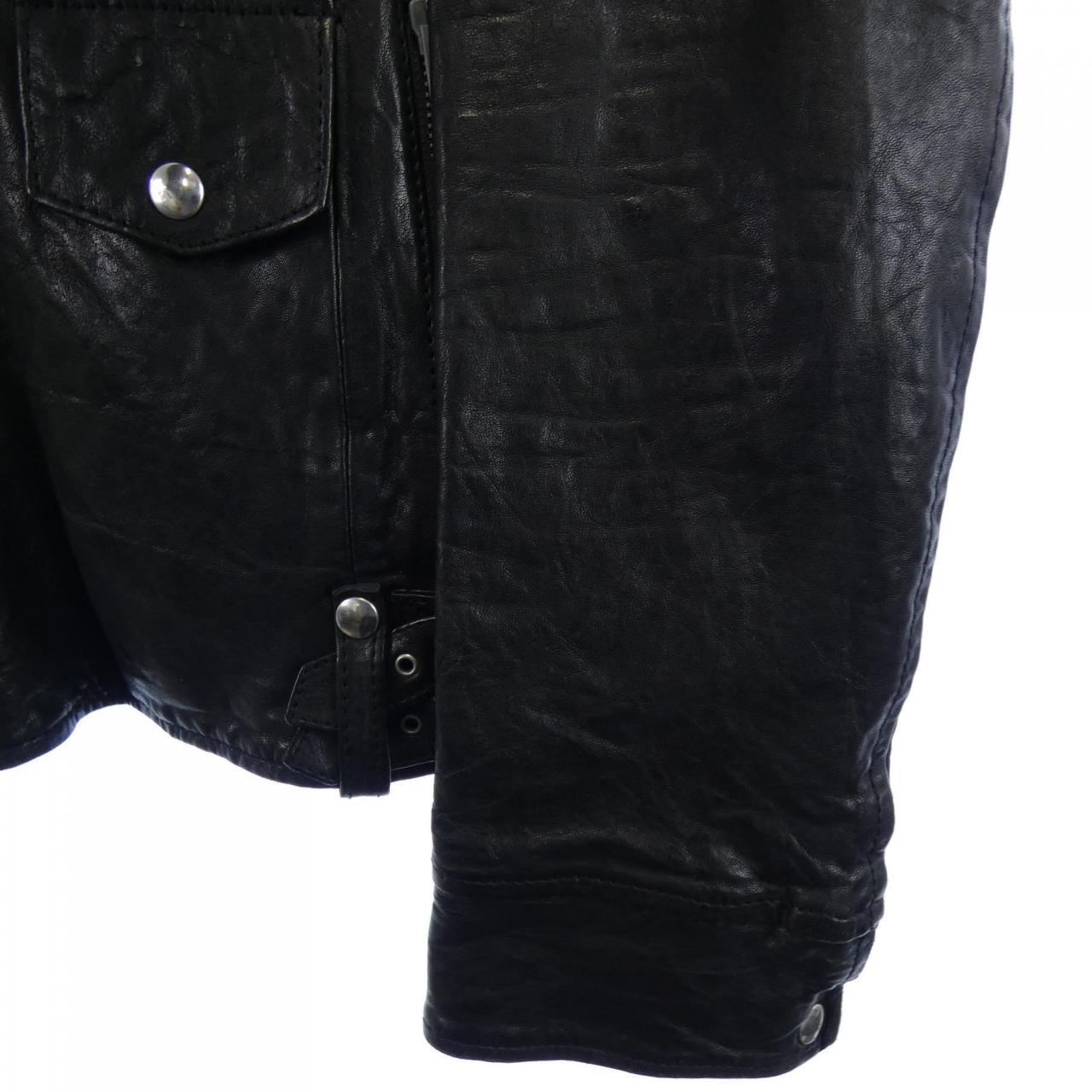 ゴールデングース GOLDEN GOOSE レザーライダースジャケット