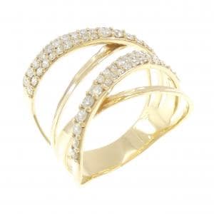 K18YG ダイヤモンド リング 1.00CT