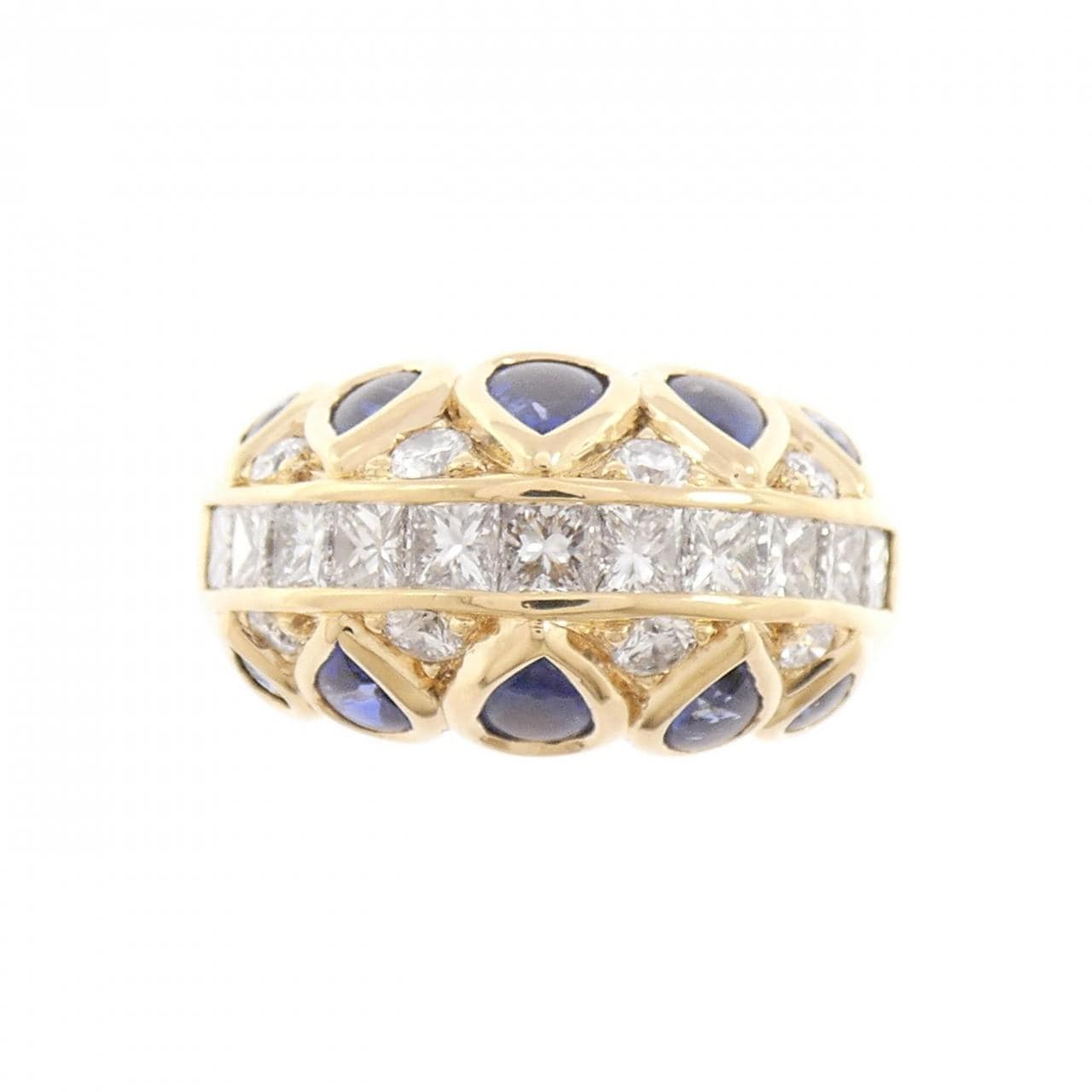 K18YG サファイヤ リング 1.84CT