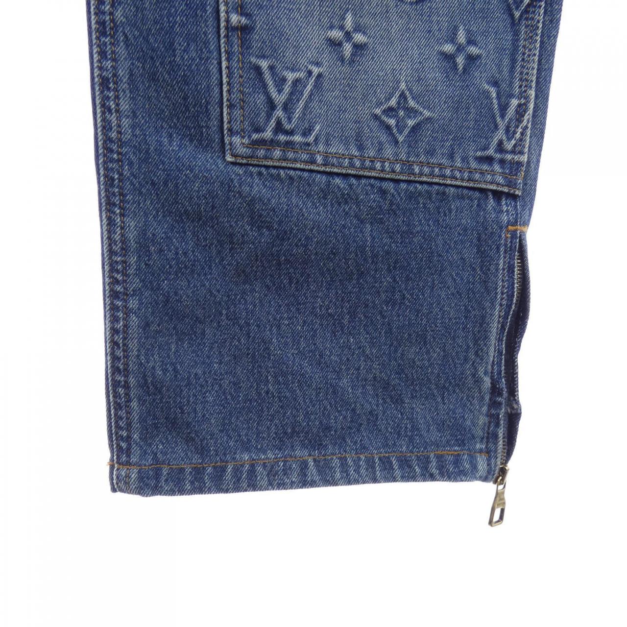 ルイヴィトン LOUIS VUITTON ワークウエアデニムカーペンターパンツ HOD45WY38 ジーンズ