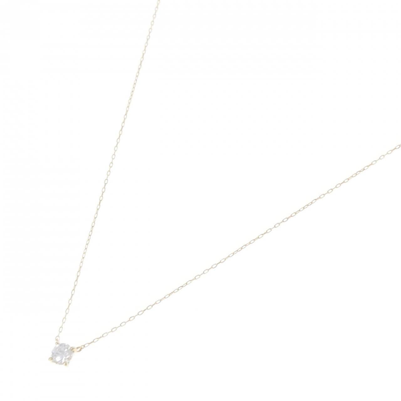 K10YG ダイヤモンド ネックレス 0.15CT