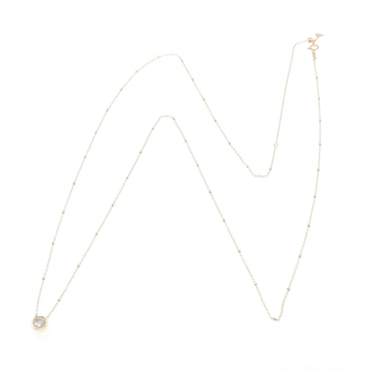 K18YG ダイヤモンド ネックレス 0.30CT
