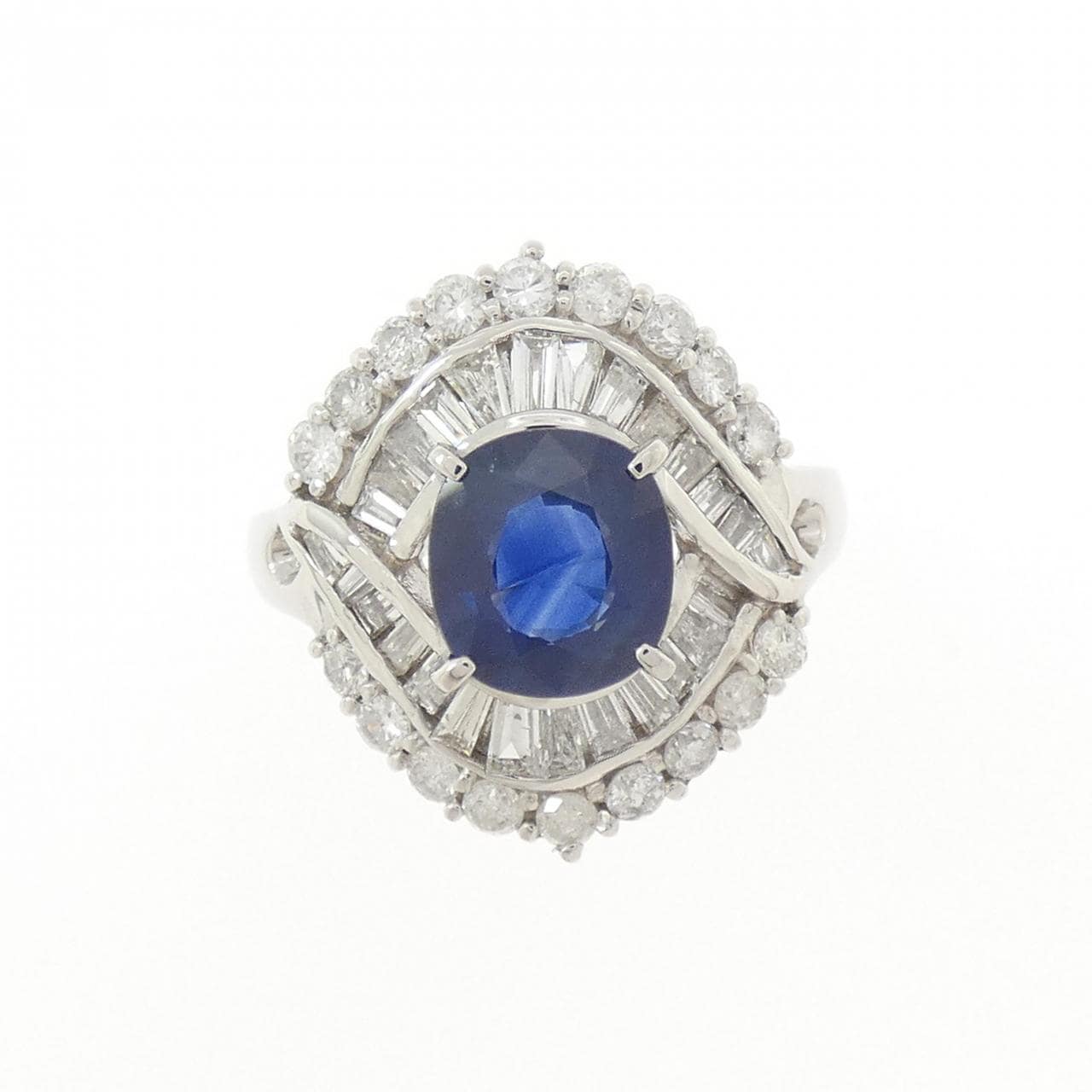PT900 サファイヤ リング 1.646CT