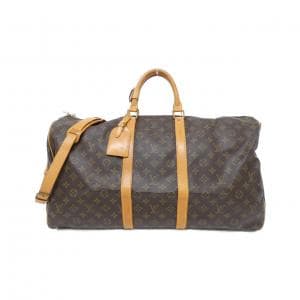 LOUIS VUITTON Monogram Keepall Bandouliere 55 公分 M41414 波士頓包