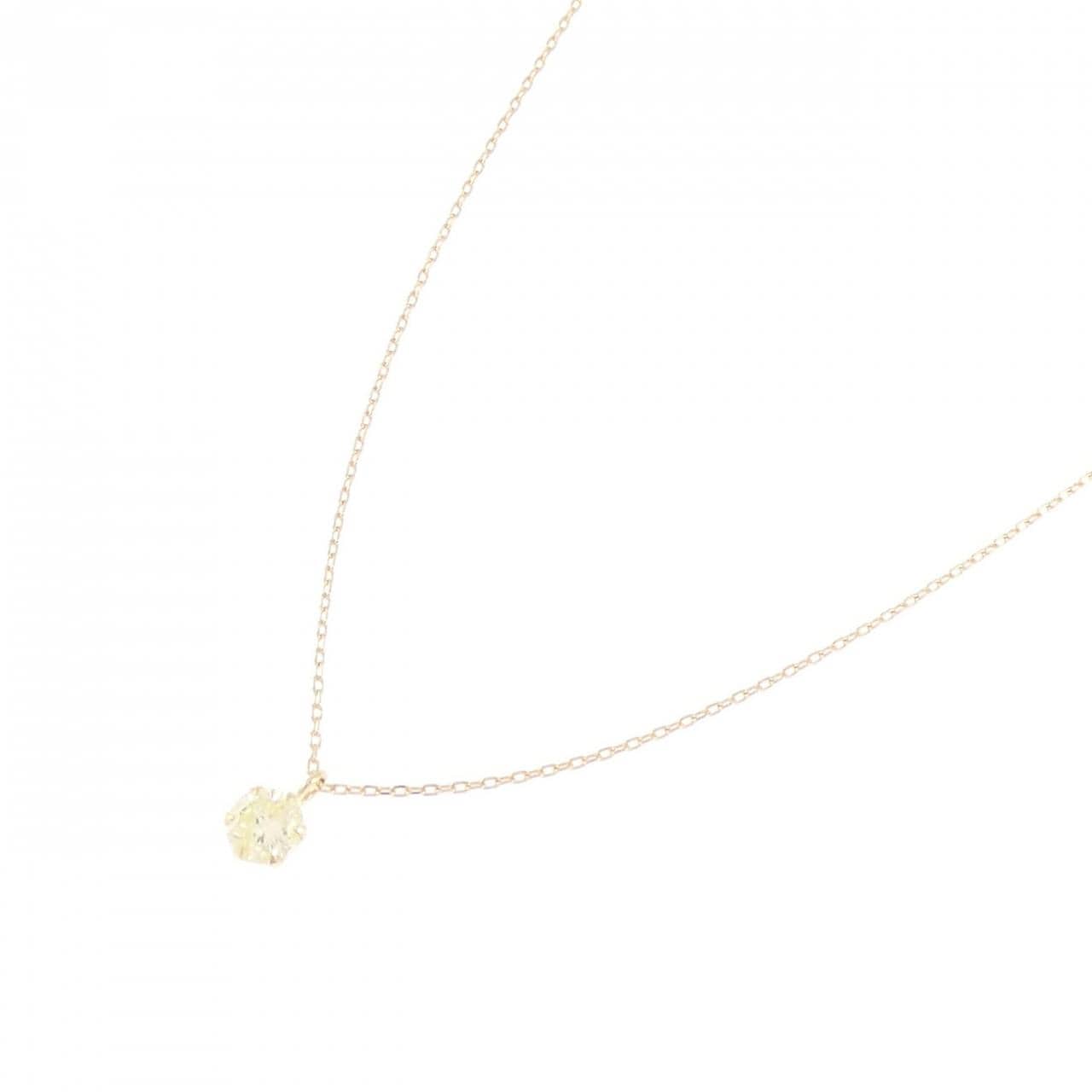 K18YG ダイヤモンド ネックレス 0.21CT