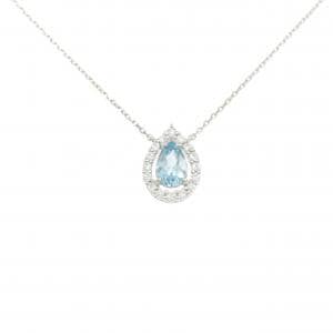 4゜C アクアマリン ネックレス