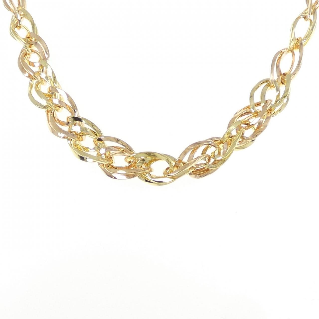 K18YG/K18PG necklace