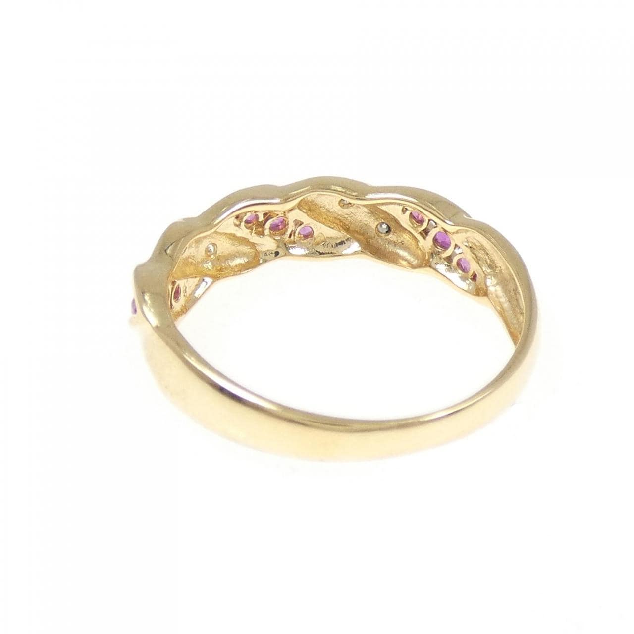 K18YG ルビー リング