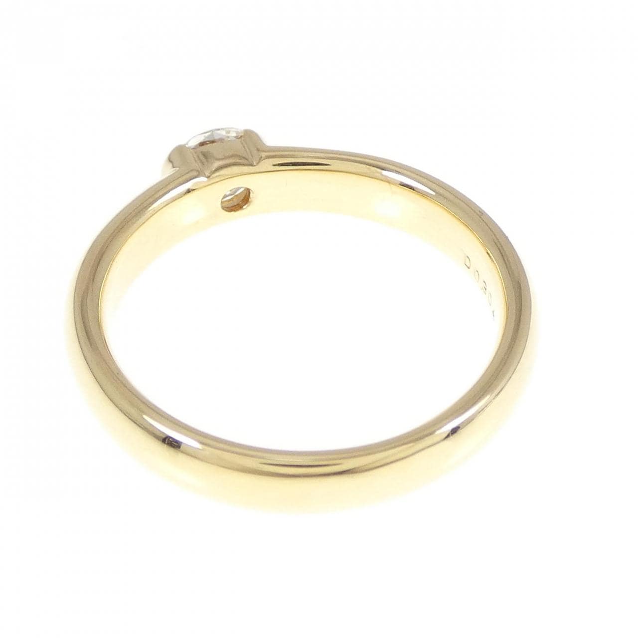 K18YG ダイヤモンド リング 0.304CT
