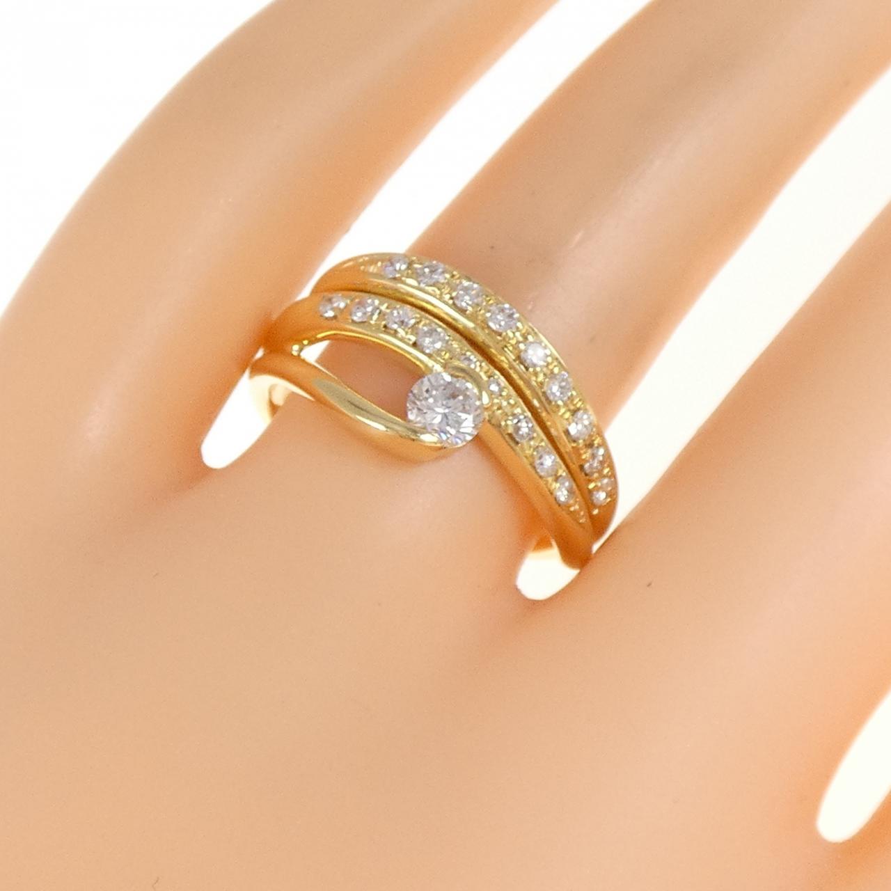 K18YG ダイヤモンド リング 0.51CT