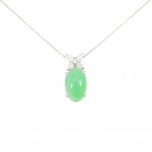 PT900/PT850 ヒスイ ネックレス 6.86CT