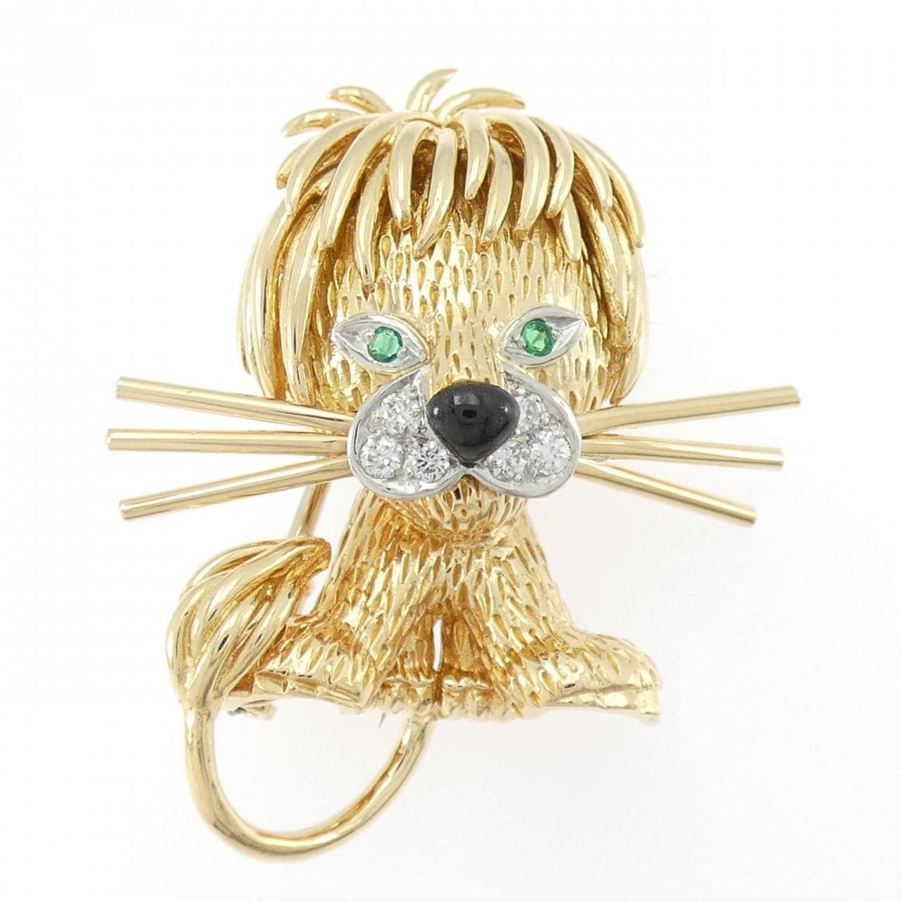 ヴァンクリーフ&アーペル カラーストーン ブローチ