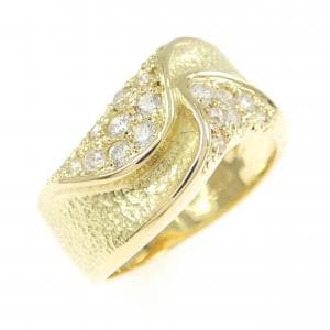 K18YG ダイヤモンド リング 0.34CT