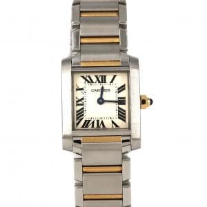 カルティエ タンクフランセーズSM コンビ W51007Q4 SSxYG クォーツ