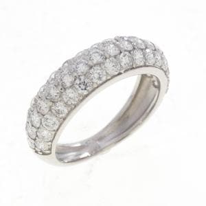 PT900 パヴェ ダイヤモンド リング 1.00CT