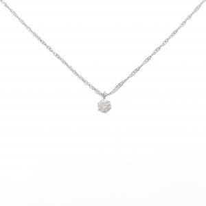 PT850 ソリティア ダイヤモンド ネックレス 0.20CT