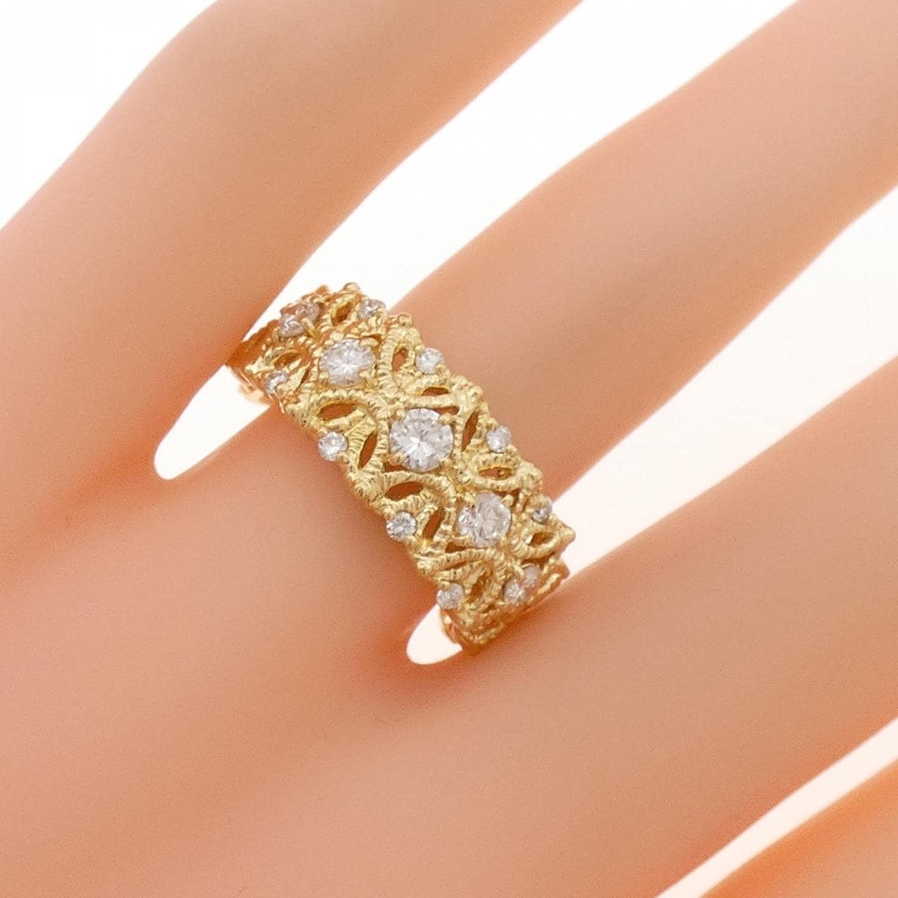 K18YG ダイヤモンド リング 0.50CT