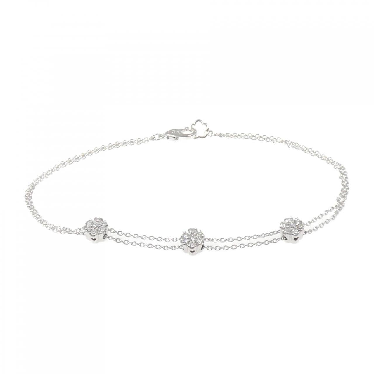 ポンテヴェキオ フラワー ダイヤモンド ブレスレット 0.41CT