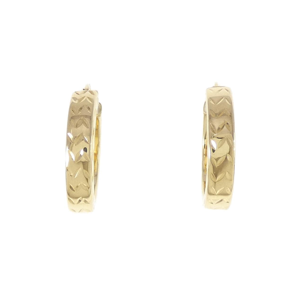 K18YG earrings