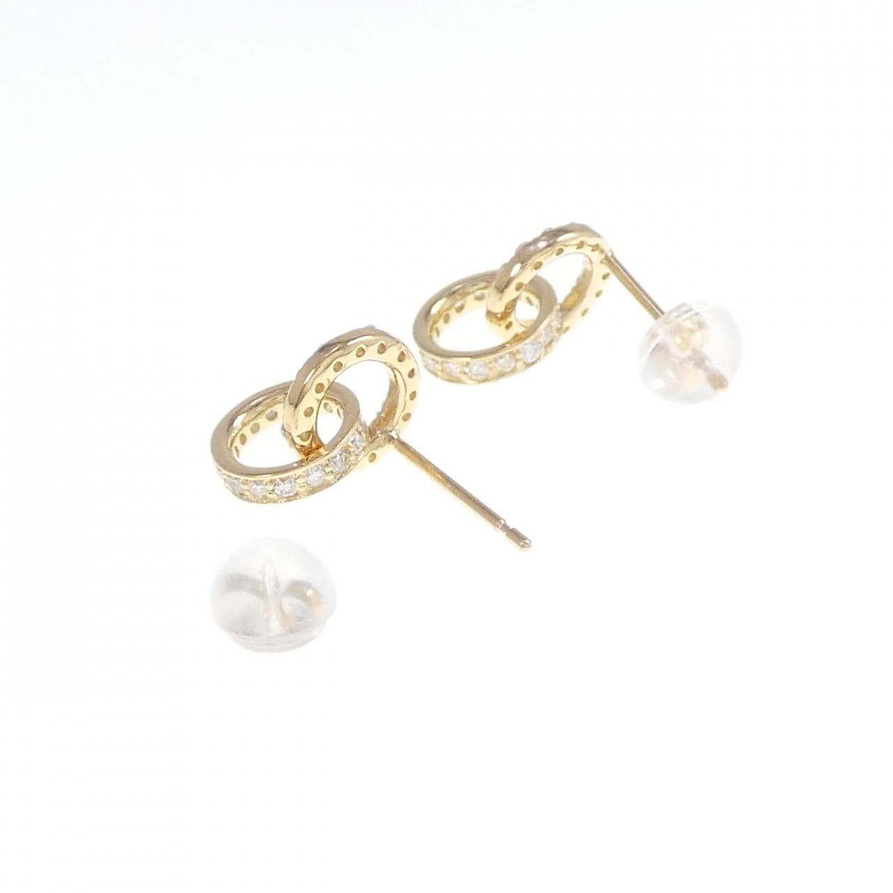 【リメイク】K18YG ダイヤモンド ピアス 0.40CT