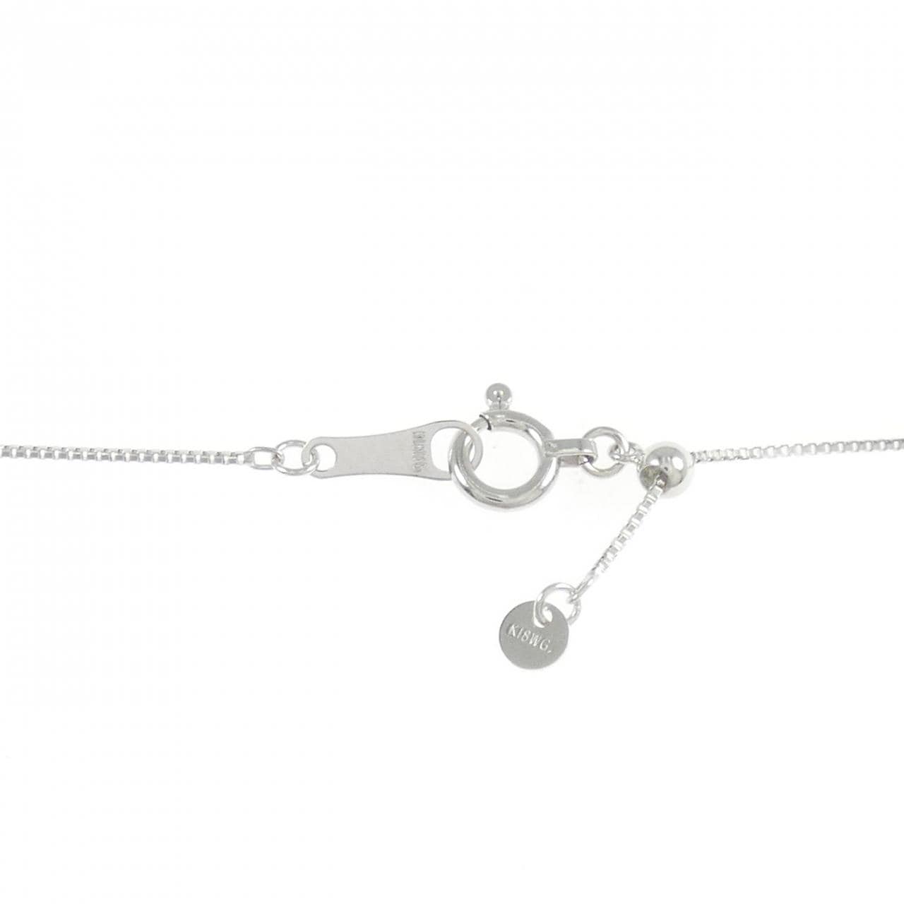 K18WG藍寶石項鏈