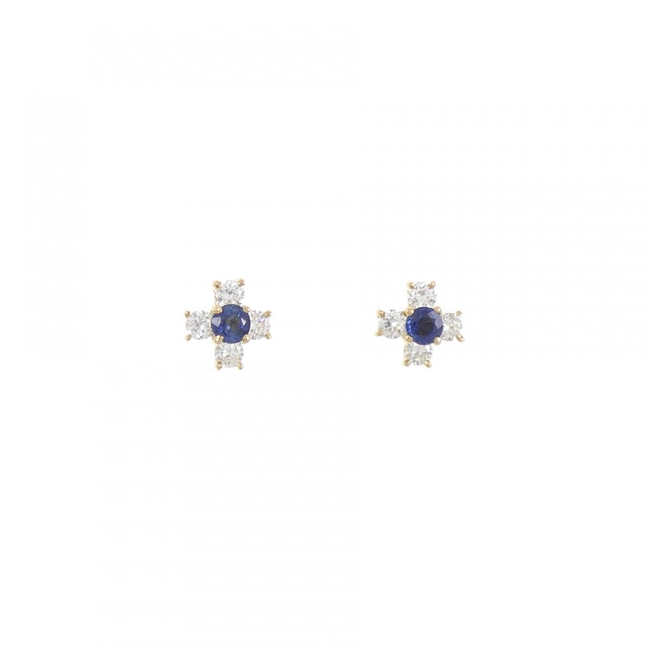 K18YG サファイヤ ピアス