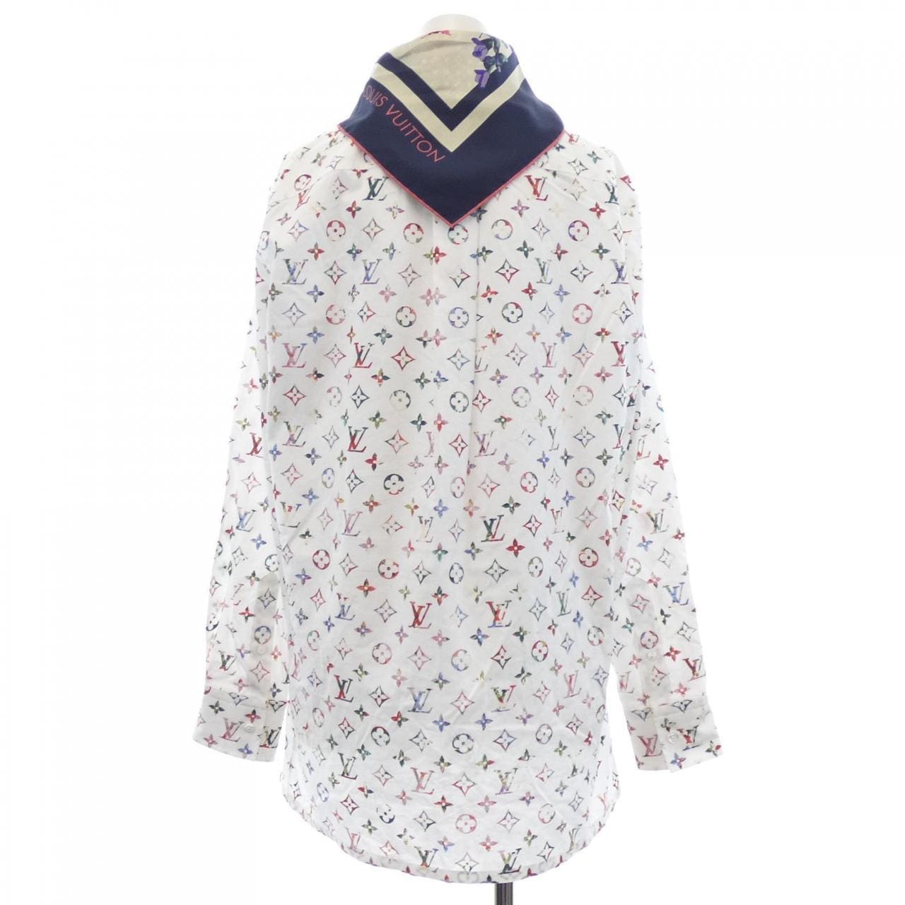 ルイヴィトン LOUIS VUITTON ヴィンテージフラワースカーフモノグラムシャツ FNTO89SS0 シャツ