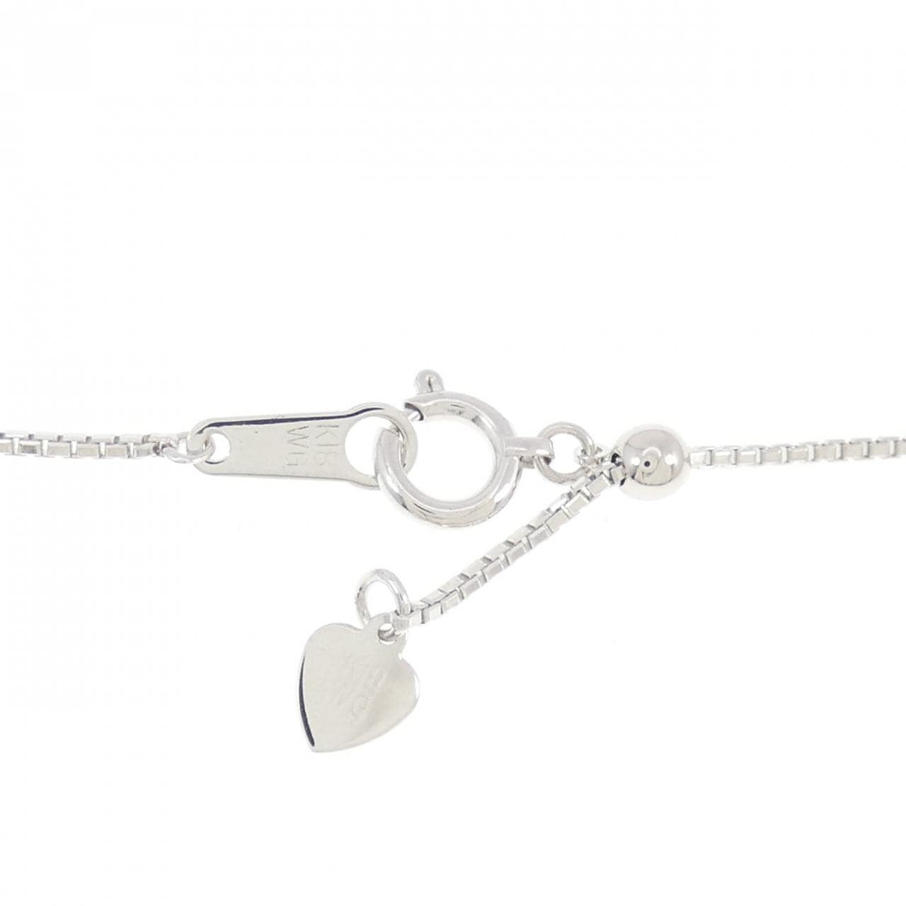 PT900/K18WG ダイヤモンド ネックレス 1.023CT