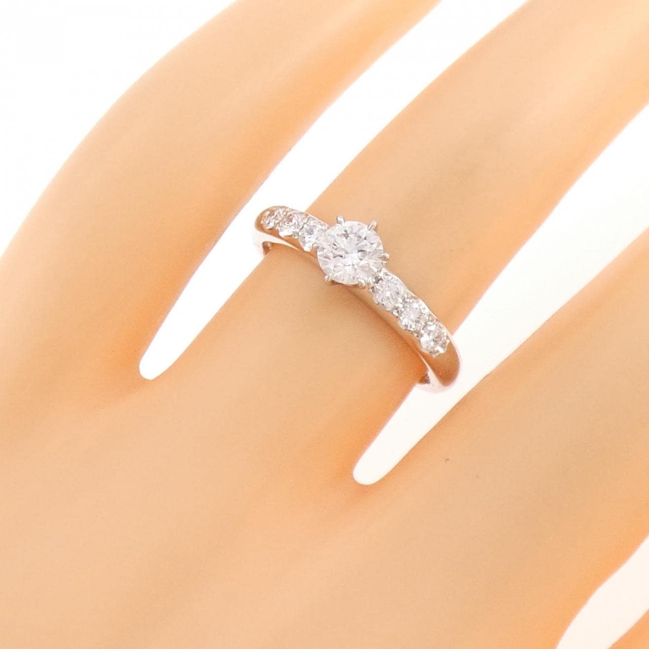 ミキモト ダイヤモンド リング 0.35CT F VS1 3EXT