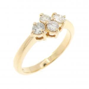 K18YG ダイヤモンド リング 0.31CT