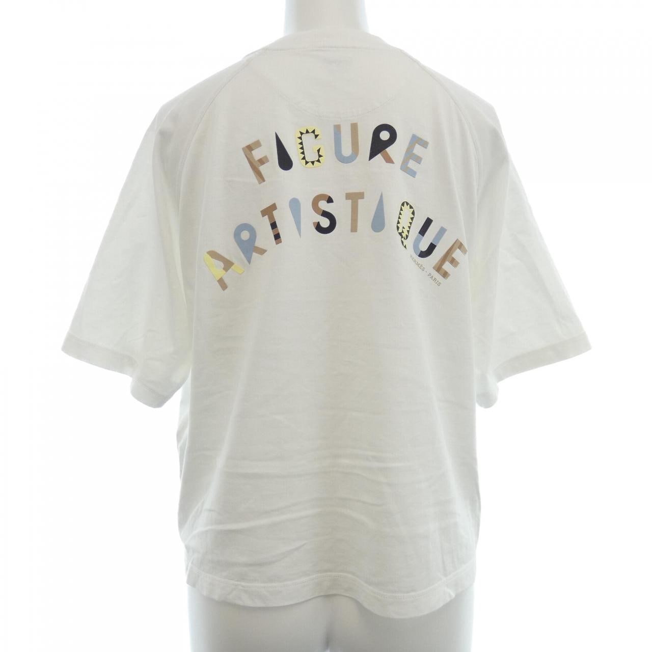HERMES HERMES FIGURE ARTISTIQUE 3H4609DL T 恤